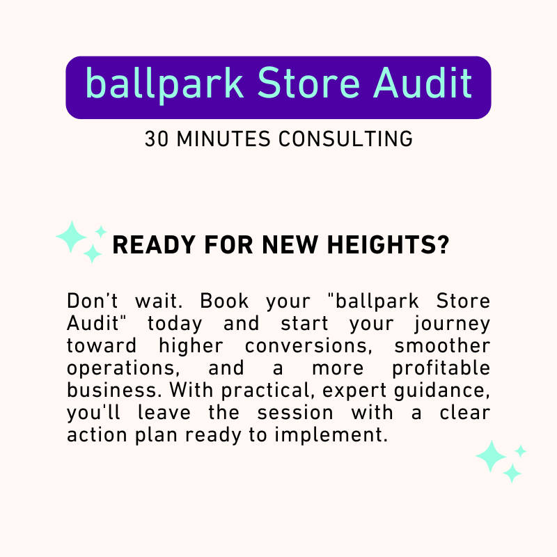 ballpark Store Audit (30-Minutes-Consulting)