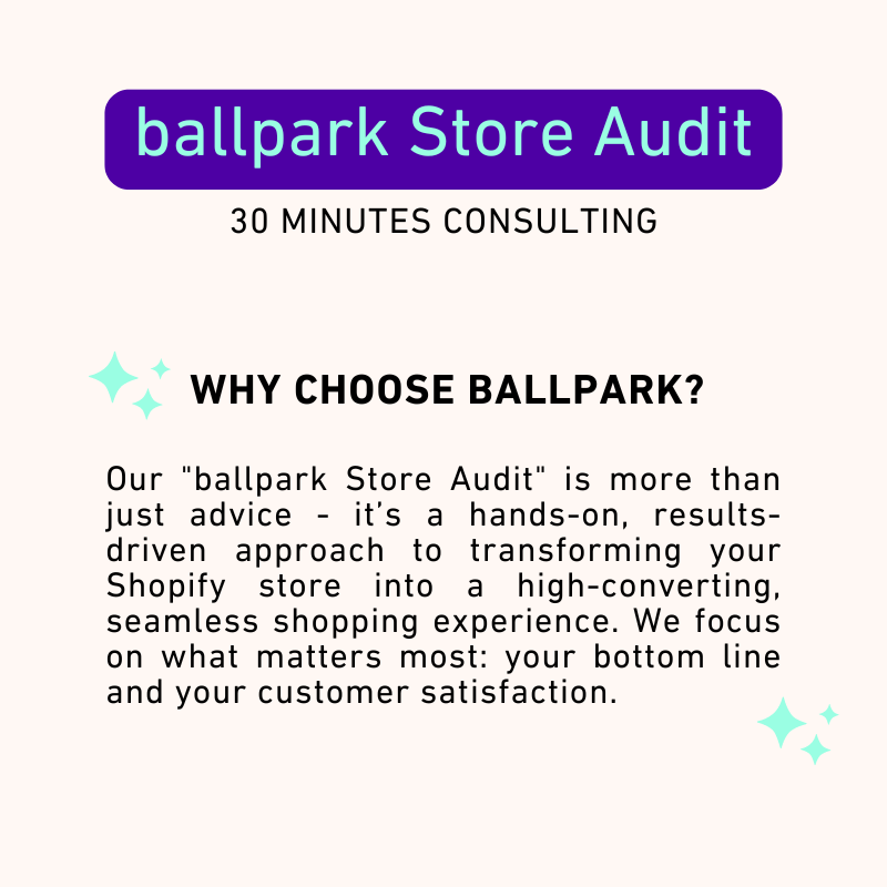 ballpark Store Audit (30-Minutes-Consulting)